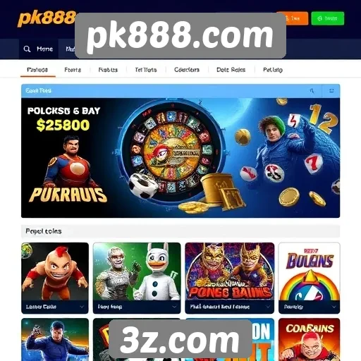 Análise da plataforma de jogos pk888.com